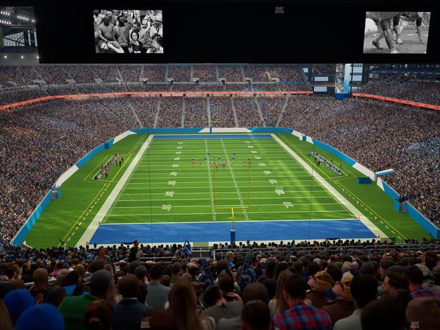 Ford Field - Section 344 Seat View