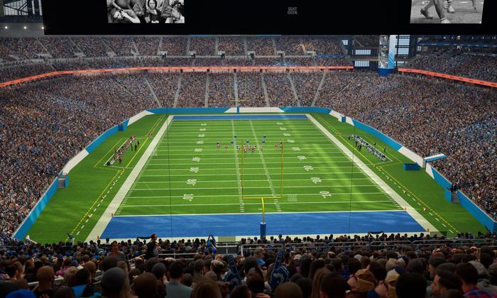 Ford Field - Section 344 Seat View