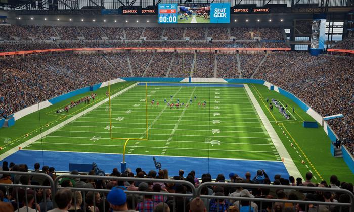 Ford Field - Section 345 Seat View