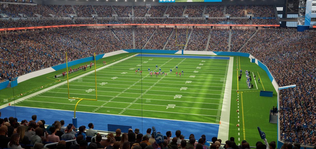Ford Field - Section 346 Seat View