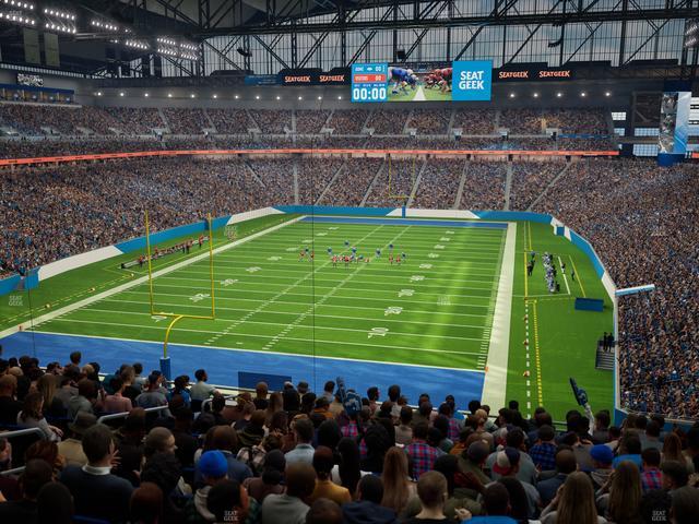 Ford Field - Section 346 Seat View
