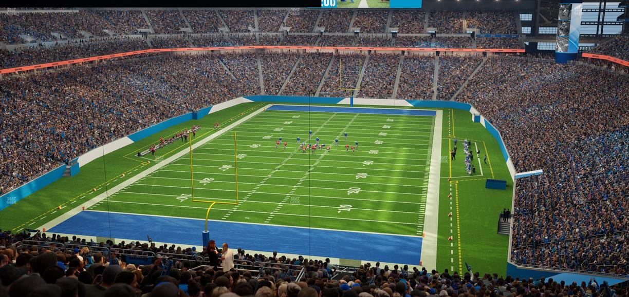 Ford Field - Section 346 Seat View