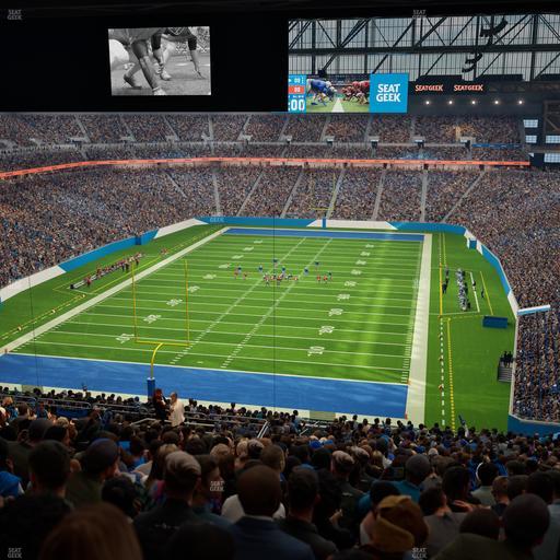 Ford Field - Section 346 Seat View