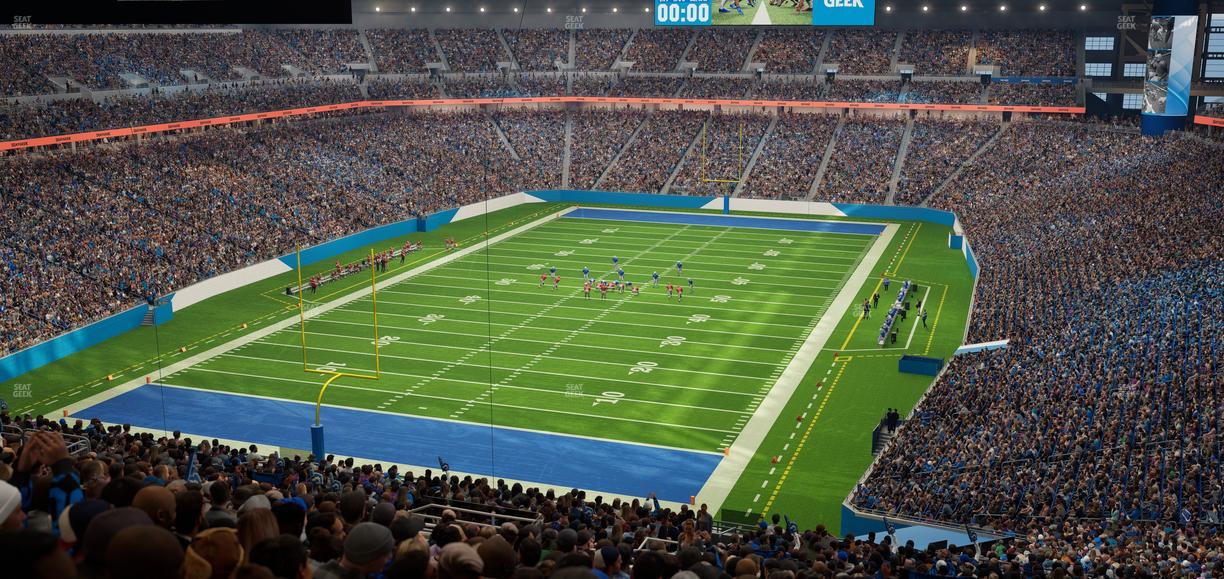 Ford Field - Section 347 Seat View