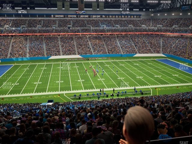 Ford Field - Section Club 1 Seat View