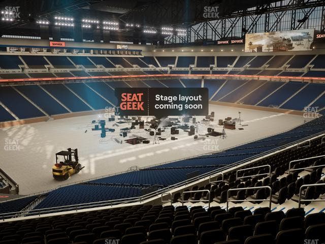 Ford Field - Section Club 200 Seat View