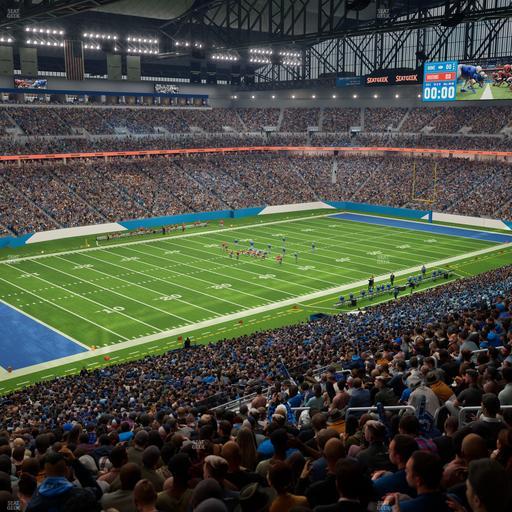 Ford Field - Section Club 200 Seat View