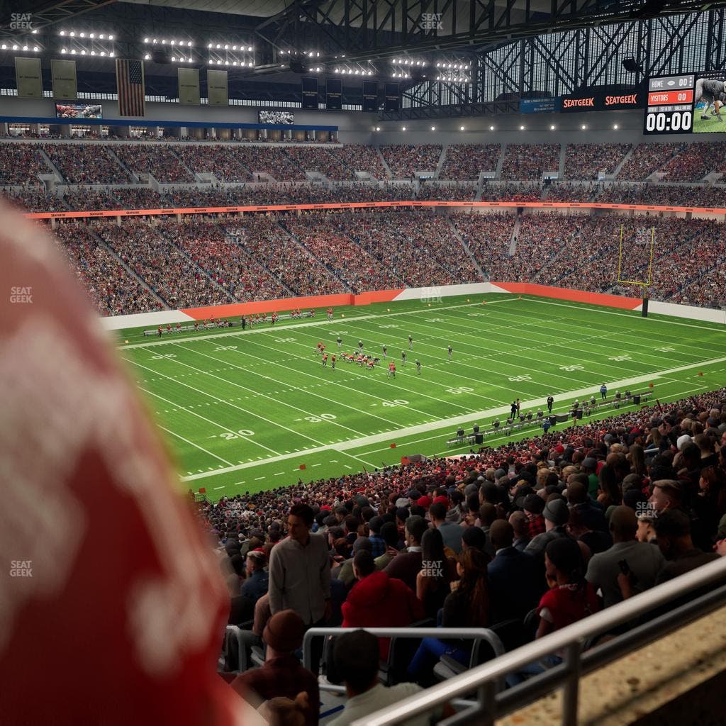 Ford Field - Section Club 201 Seat View