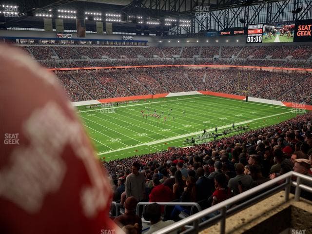 Ford Field - Section Club 201 Seat View