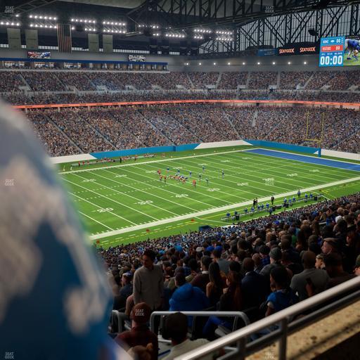 Ford Field - Section Club 201 Seat View