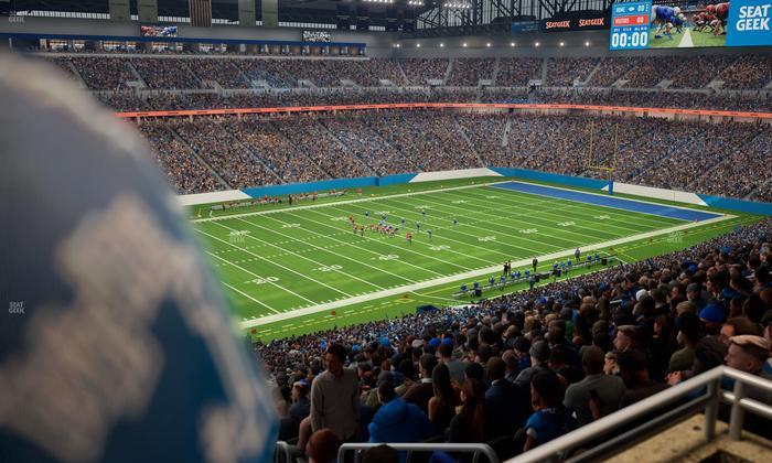 Ford Field - Section Club 201 Seat View