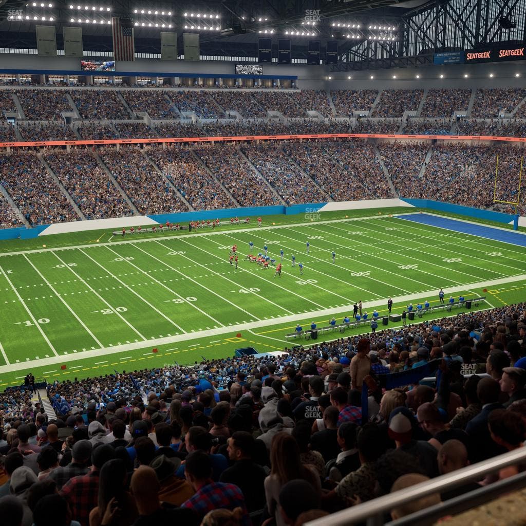 Ford Field - Section Club 203 Seat View