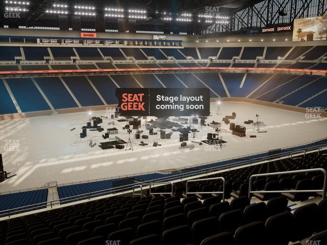 Ford Field - Section Club 203 Seat View