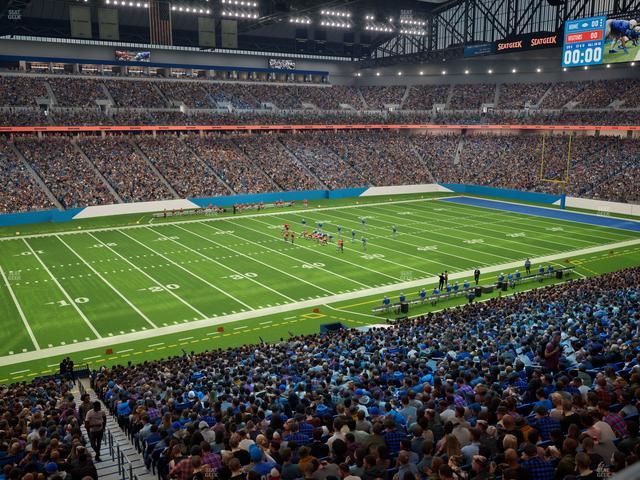 Ford Field - Section Club 203 Seat View