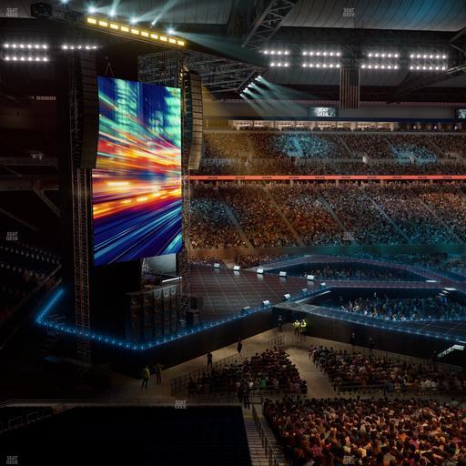 Ford Field - Section Club 203 Seat View