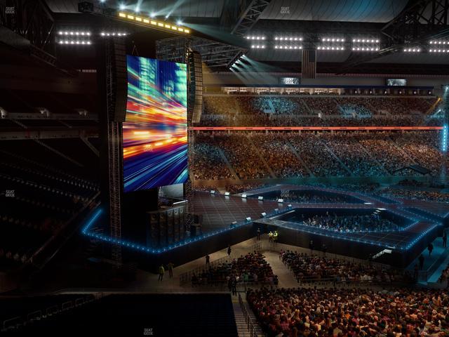 Ford Field - Section Club 203 Seat View