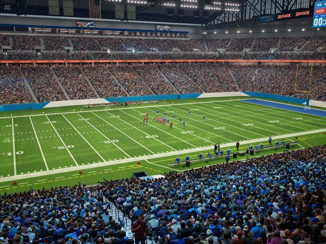 Ford Field - Section Club 204 Seat View