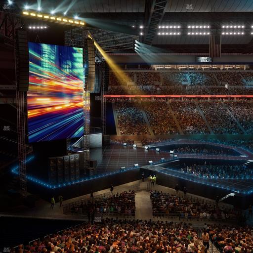 Ford Field - Section Club 204 Seat View