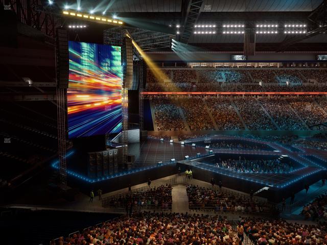 Ford Field - Section Club 204 Seat View