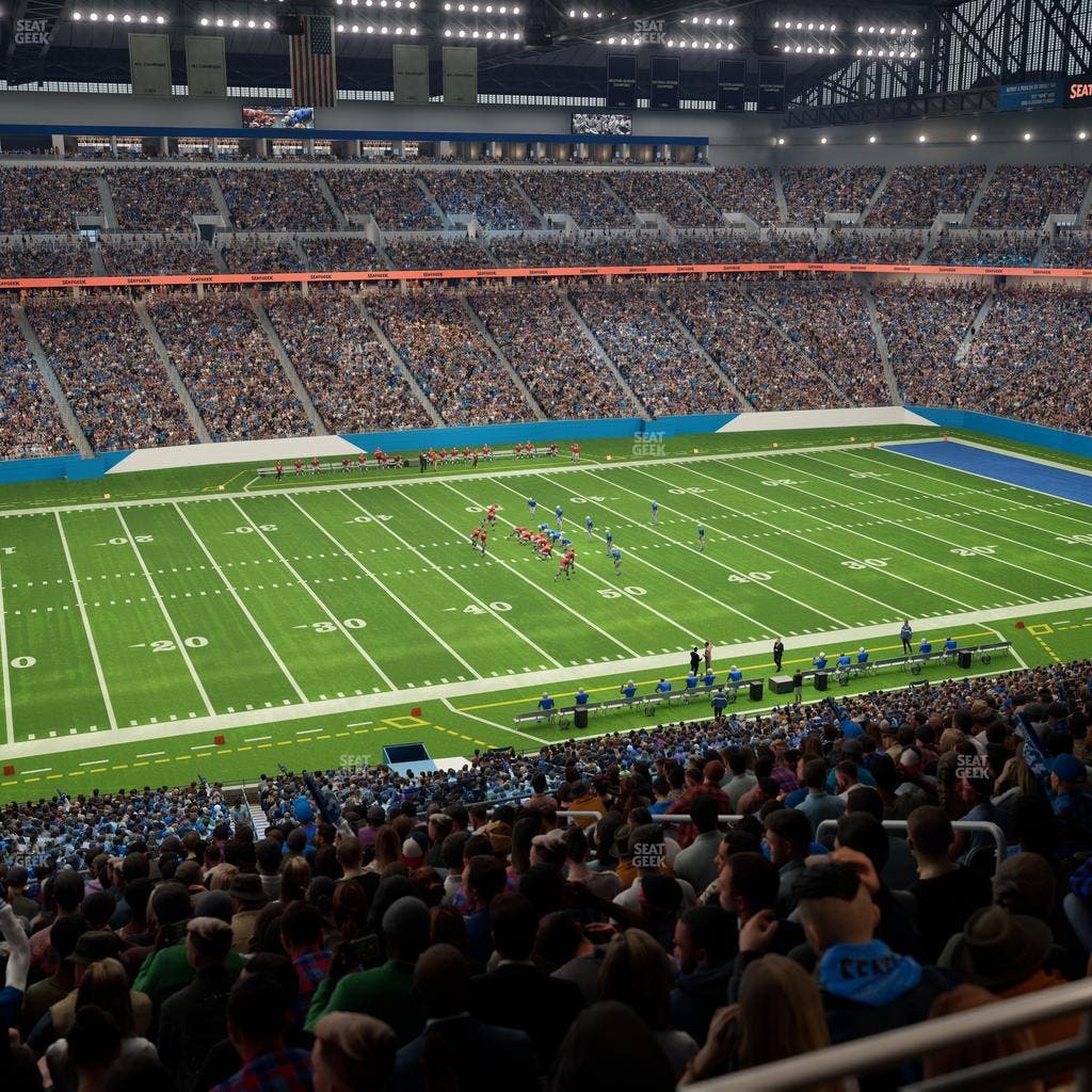Ford Field - Section Club 204 Seat View