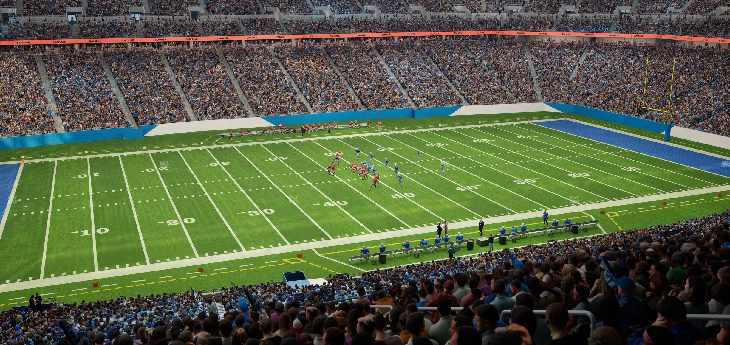 Ford Field - Section Club 204 Seat View