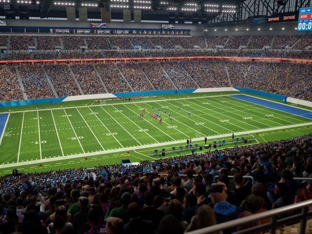 Ford Field - Section Club 204 Seat View