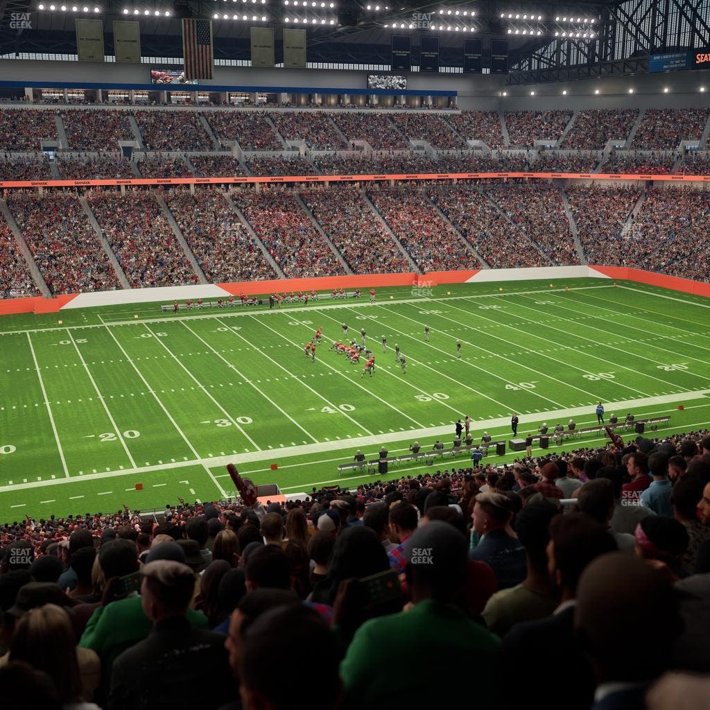 Ford Field - Section Club 204 Seat View