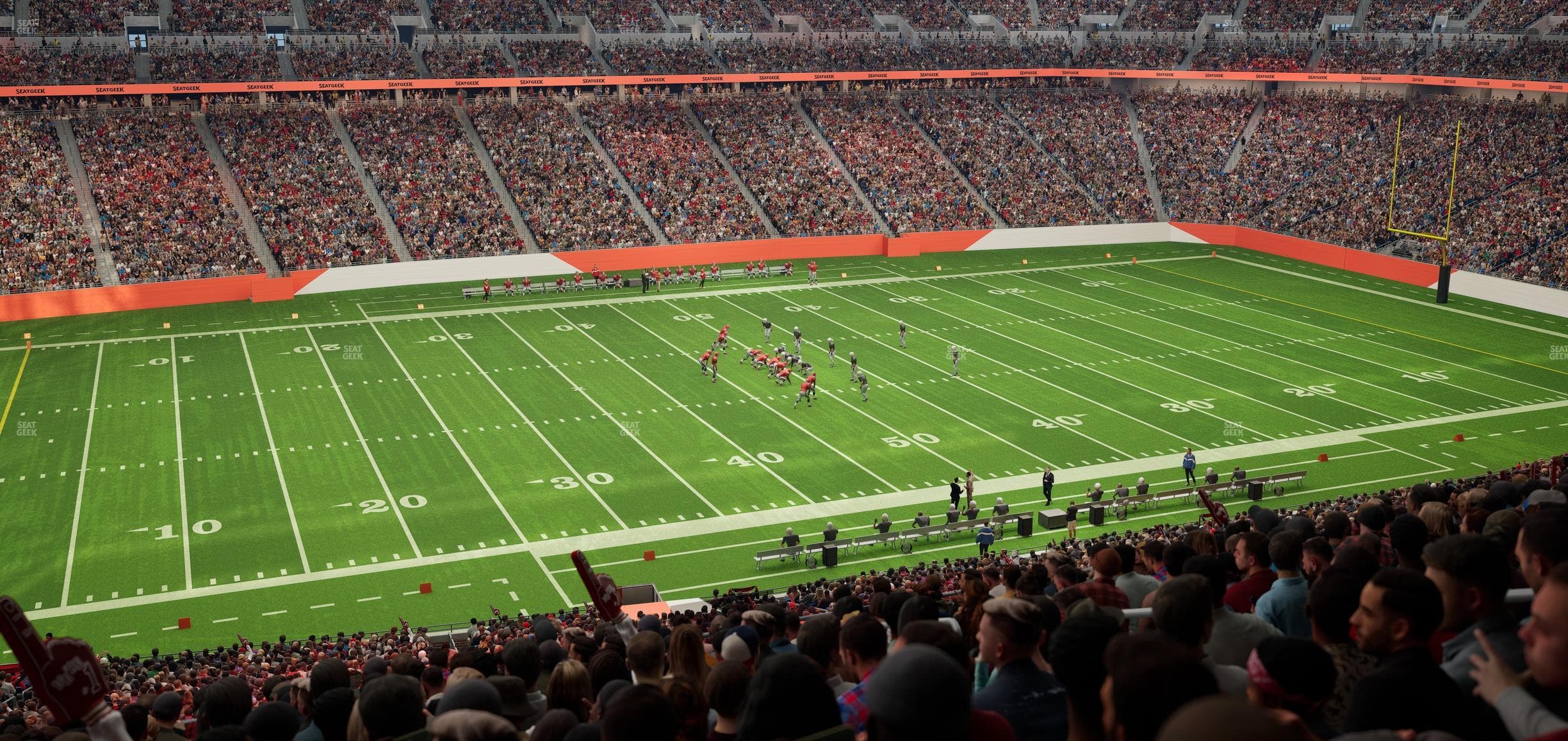 Ford Field - Section Club 204 Seat View
