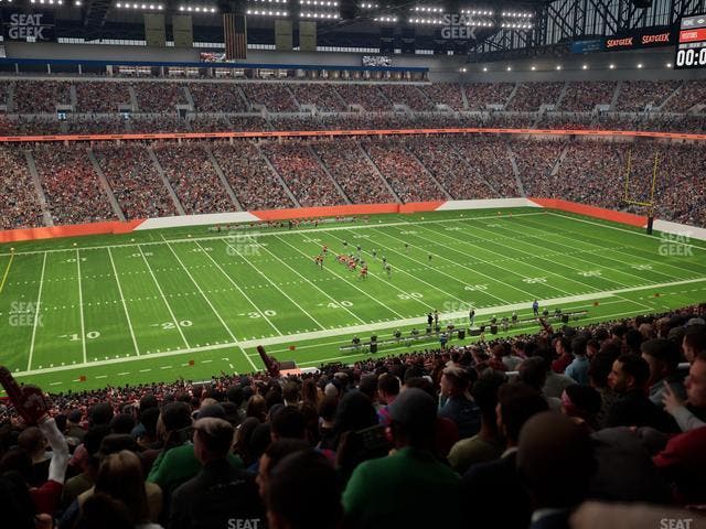 Ford Field - Section Club 204 Seat View