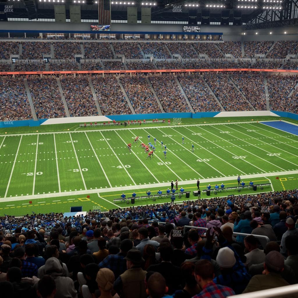 Ford Field - Section Club 205 Seat View