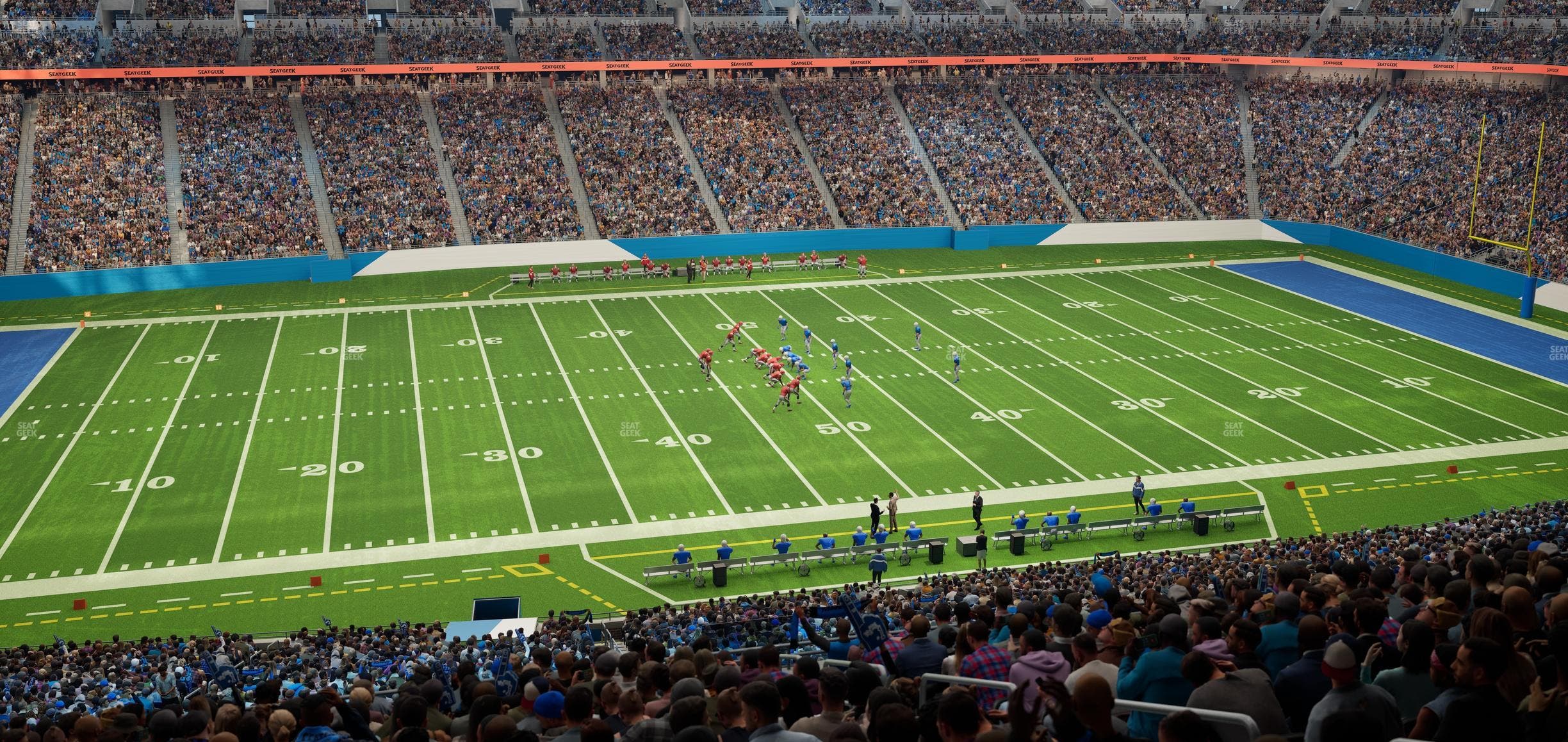 Ford Field - Section Club 205 Seat View