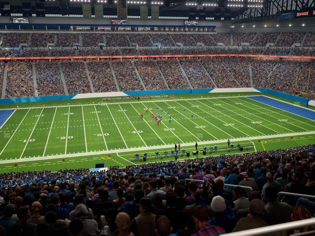 Ford Field - Section Club 205 Seat View