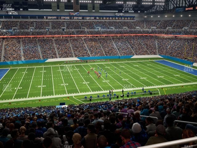 Ford Field - Section Club 205 Seat View
