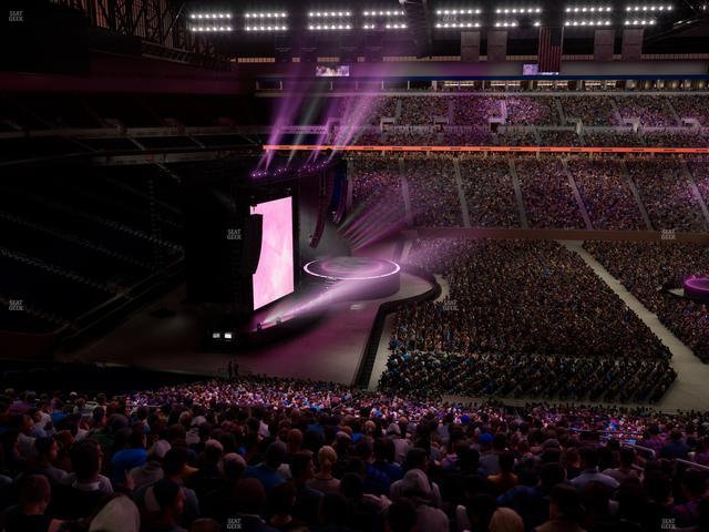 Ford Field - Section Club 205 Seat View