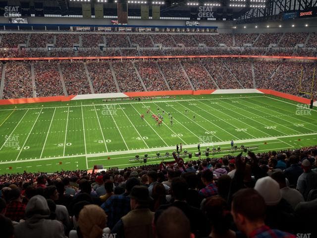 Ford Field - Section Club 205 Seat View