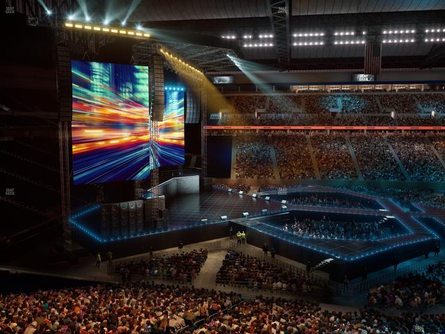 Ford Field - Section Club 205 Seat View