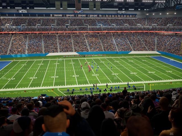 Ford Field - Section Club 206 Seat View