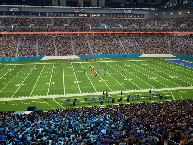 Ford Field - Section Club 206 Seat View