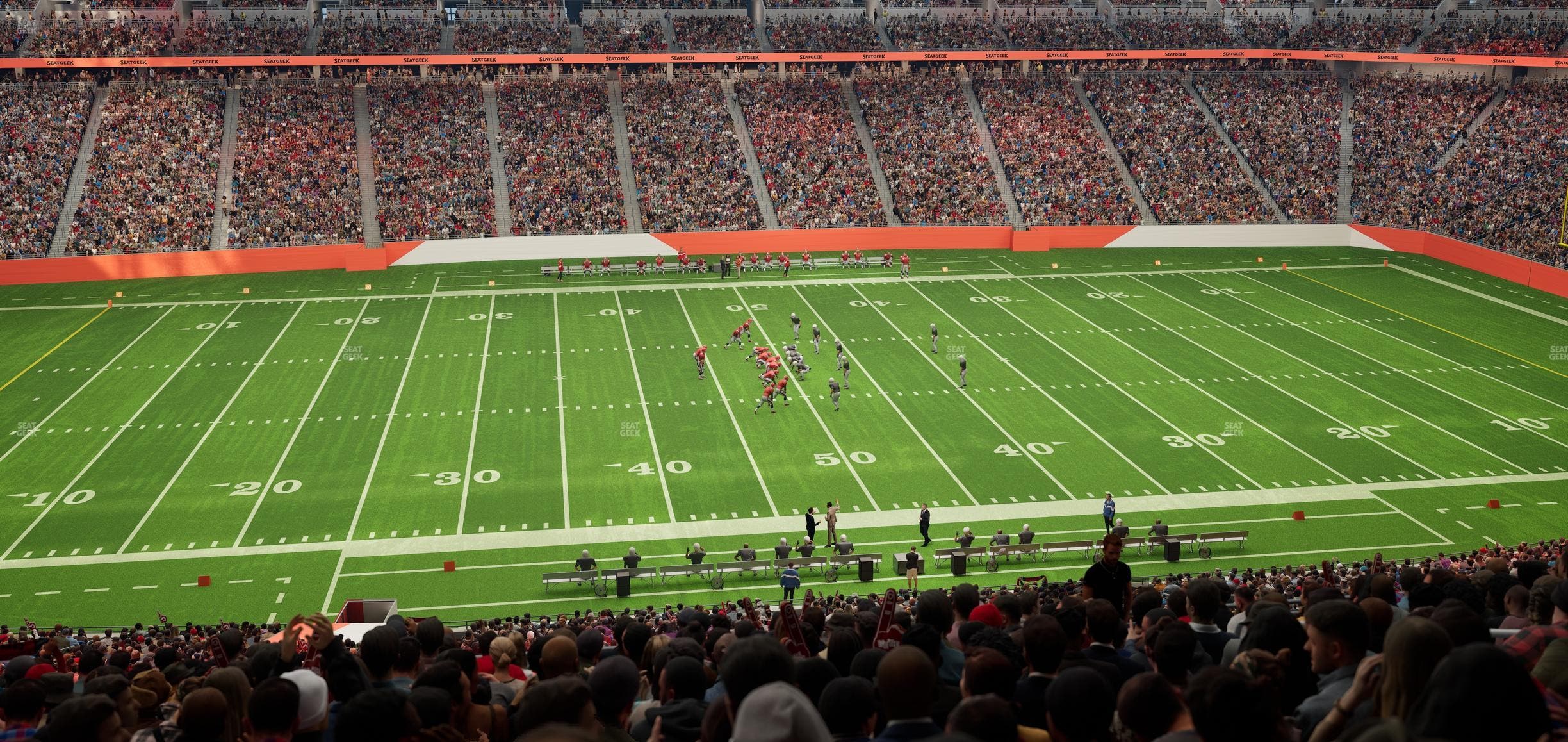 Ford Field - Section Club 206 Seat View
