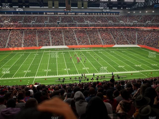 Ford Field - Section Club 206 Seat View