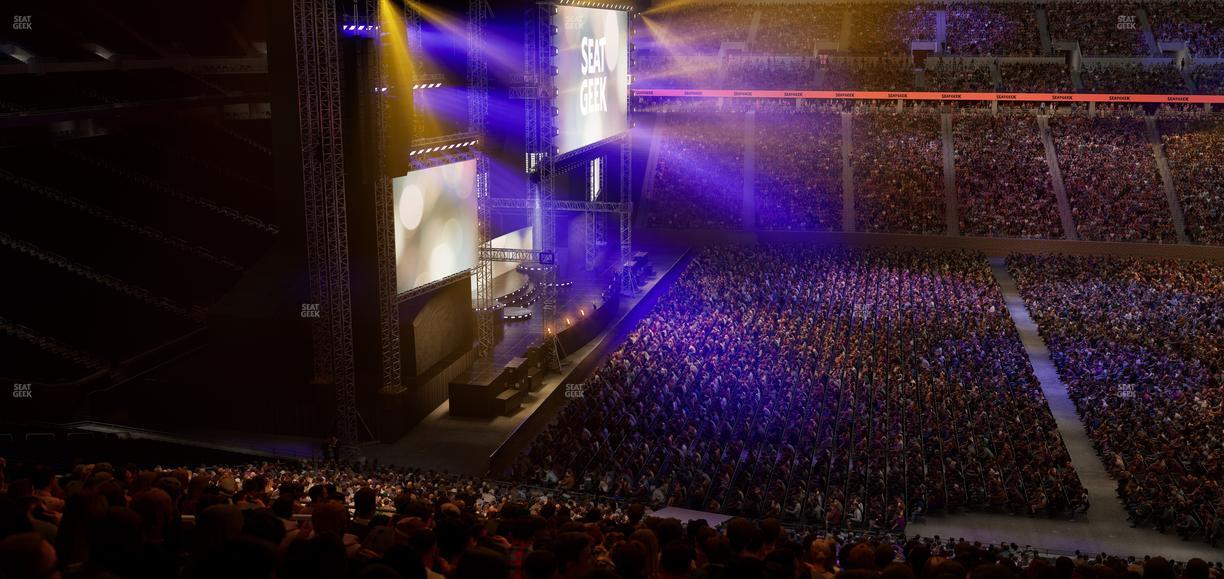 Ford Field - Section Club 206 Seat View