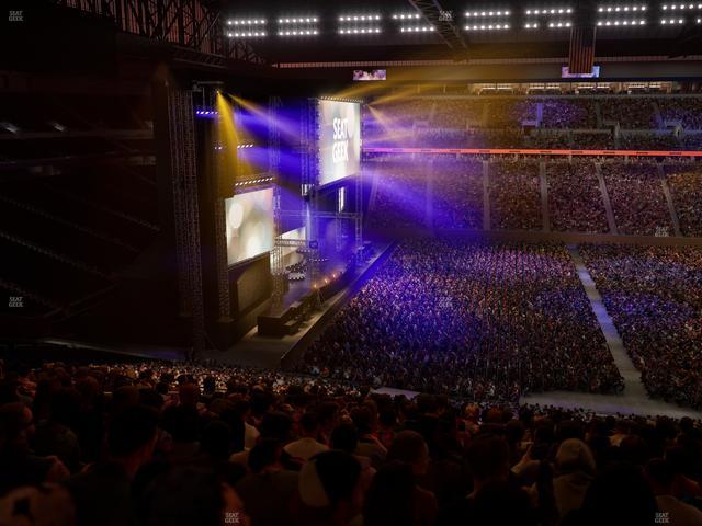 Ford Field - Section Club 206 Seat View