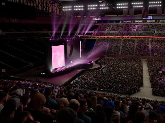 Ford Field - Section Club 207 Seat View