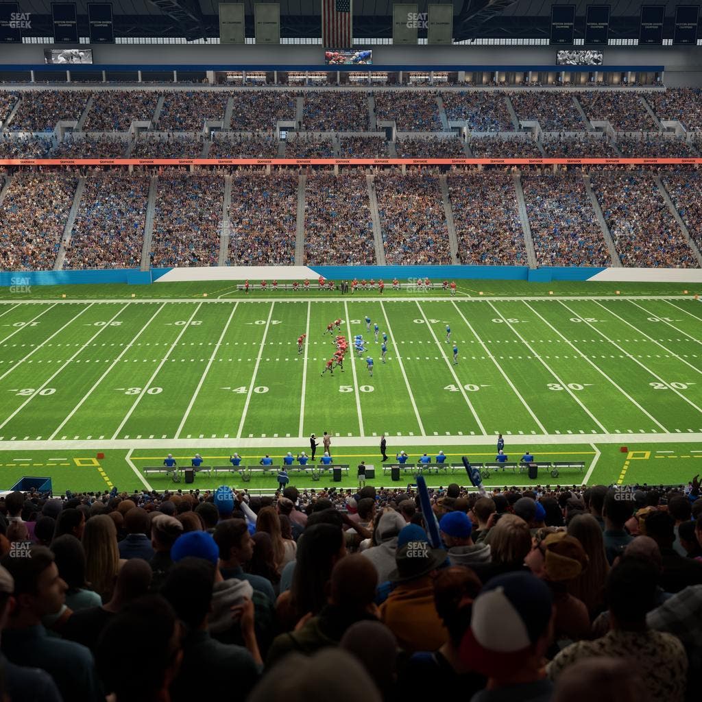 Ford Field - Section Club 207 Seat View