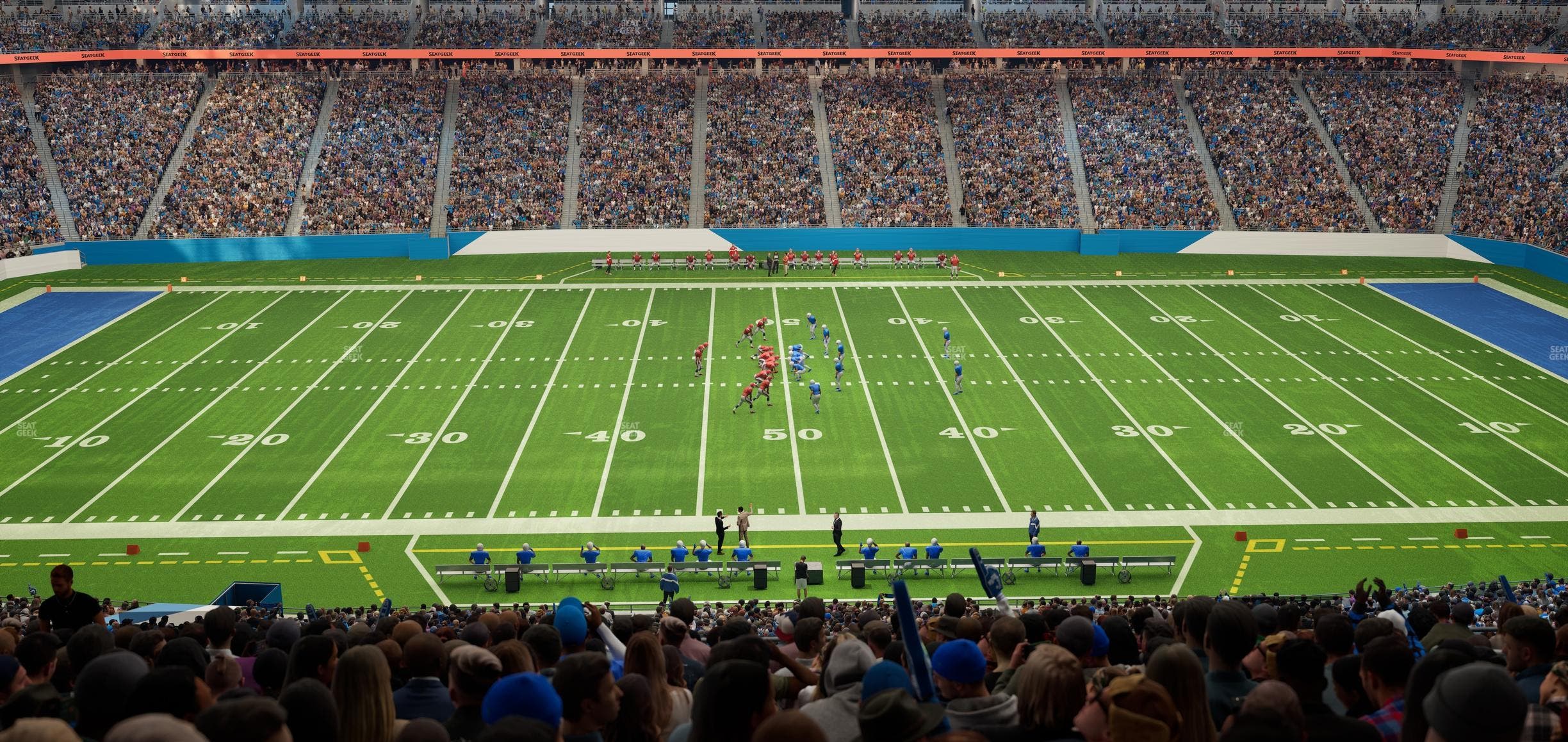 Ford Field - Section Club 207 Seat View
