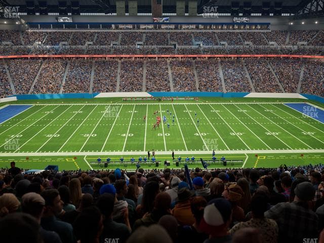 Ford Field - Section Club 207 Seat View
