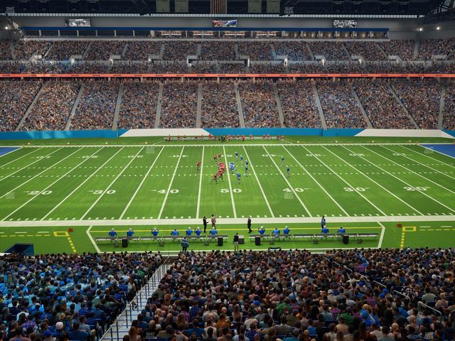 Ford Field - Section Club 207 Seat View