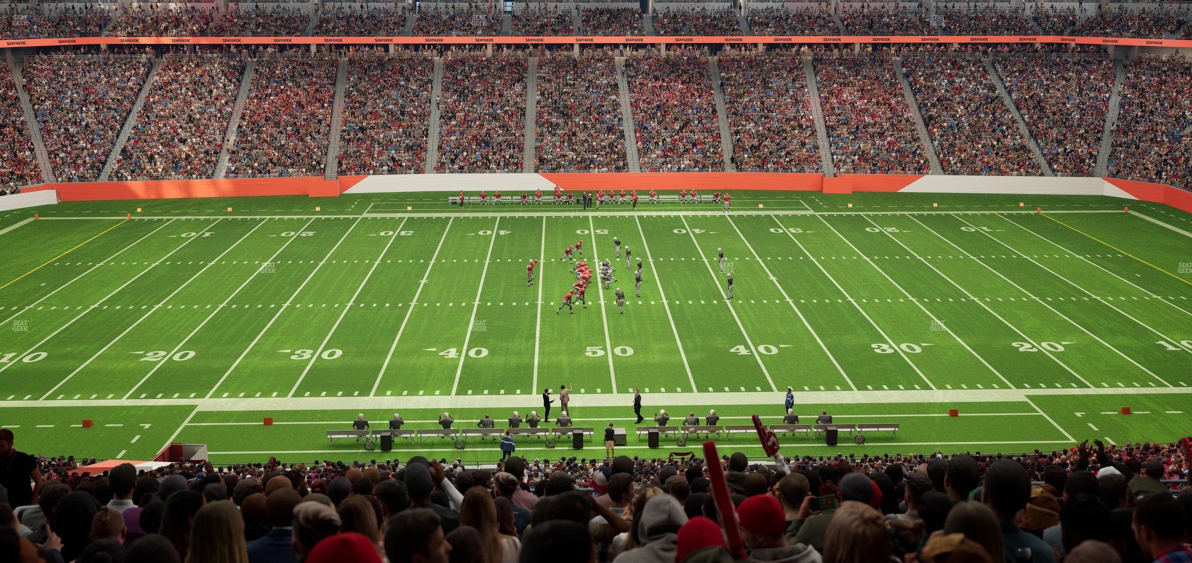 Ford Field - Section Club 207 Seat View