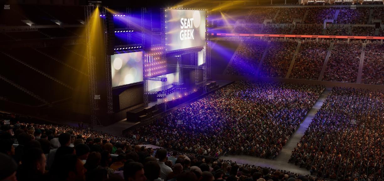 Ford Field - Section Club 208 Seat View