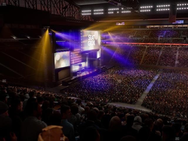 Ford Field - Section Club 208 Seat View